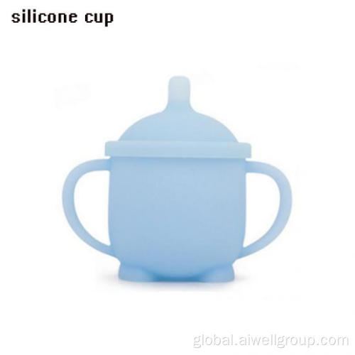 Baby Silicone Sippy Cup Food Grade Silicone Baby Cup Children's Pacifier Cup Factory